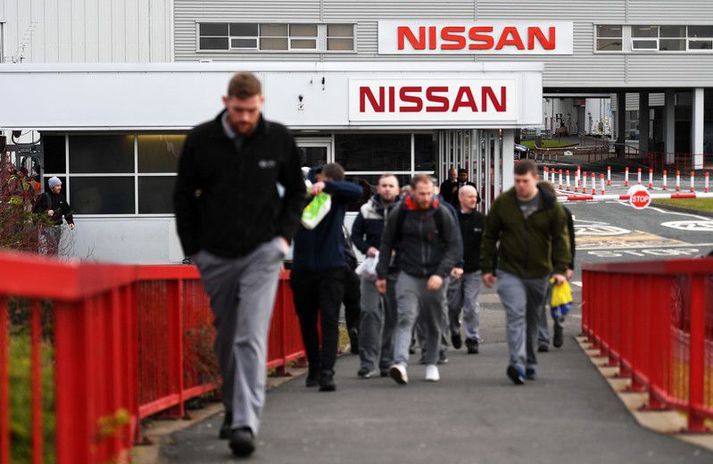 Verksmiðja Nissan í Sunderland þar sem um átta þúsund manns starfa ætlar ekki að hefja framleiðslu aftur fyrr en í júní. Myndin er úr safni.