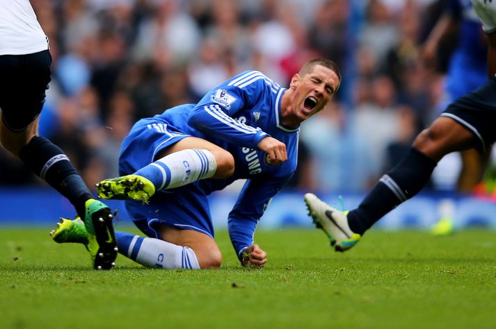Torres í leik með Chelsea
