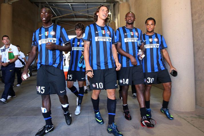 Mario Balotelli og Zlatan Ibrahimovic.