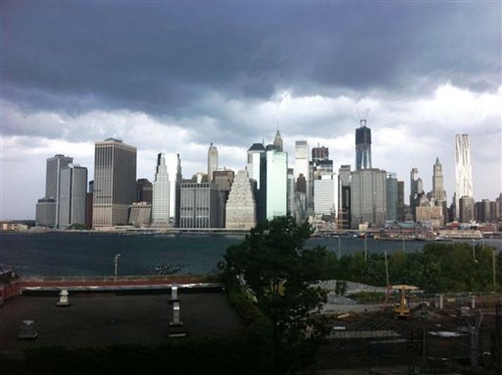 New York í nótt.