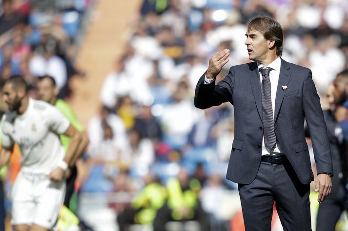 Lopetegui staldraði stutt við á Bernabeu