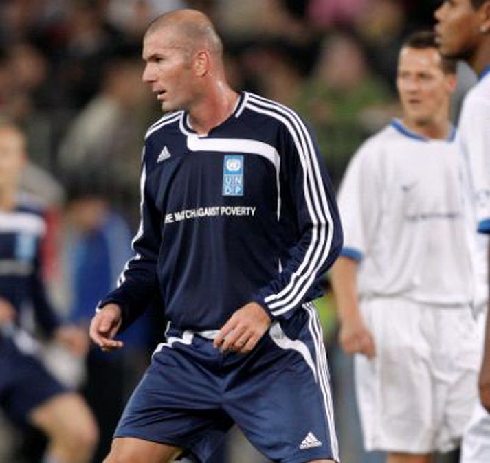 Zidane í góðgerðarleik.