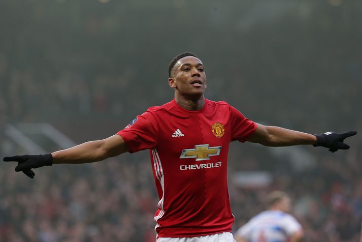 Anthony Martial skoraði eftir smá eyðimerkurgöngu.