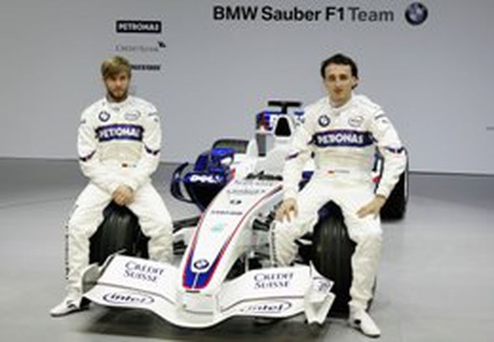 Nick Heidfeld og Robert Kubica aka fyrir BMW Sauber á næsta tímabili