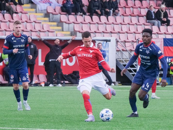 Jónatan Ingi Jónsson hefur valdið bakvörðum andstæðinganna vandræðum í fyrstu leikjum sumarsins. 