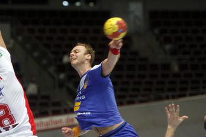 Ólafur Stefánsson, fyrirliði íslenska landliðsins. 