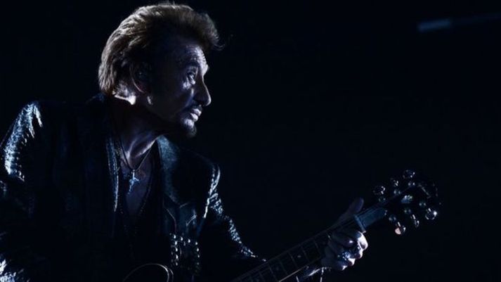 Johnny Hallyday var mikilsmetinn í hinum frönskumælandi heimi.