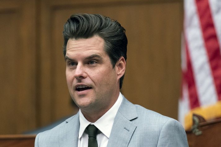 Matt Gaetz er þingmaður fyrir Repúblikanaflokkinn og situr í dómsmálanefnd fulltrúadeildarinnar.