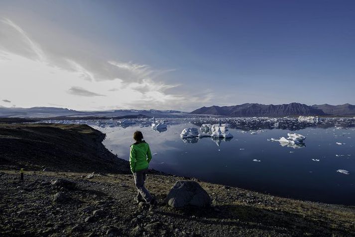 Árný segir gönguleiðina á allra færi en meðal annars er gengið með vesturbakka Jökulsárlóns.