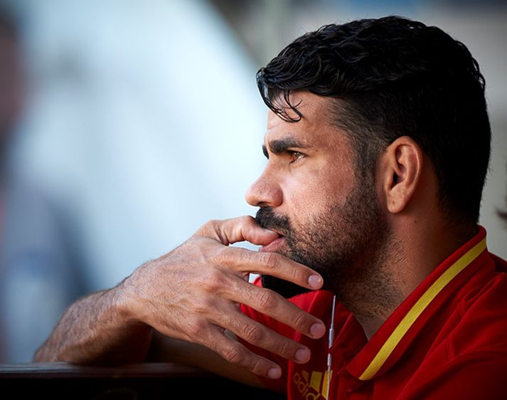 Diego Costa er enn staddur í Brasilíu.