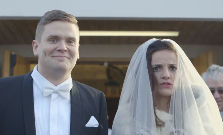 Skjáskot úr þætti kvöldsins.