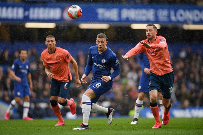 Gylfi og félagar mæta Liverpool á mánudag.