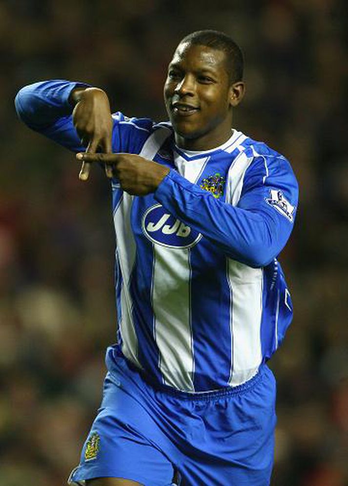 Titus Bramble skoraði fyrir Wigan.