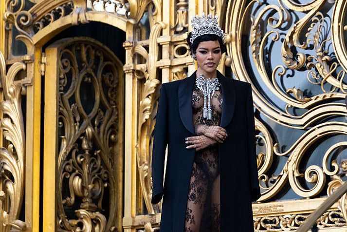 Teyana Taylor er drottning tískuvikunnar í París. 