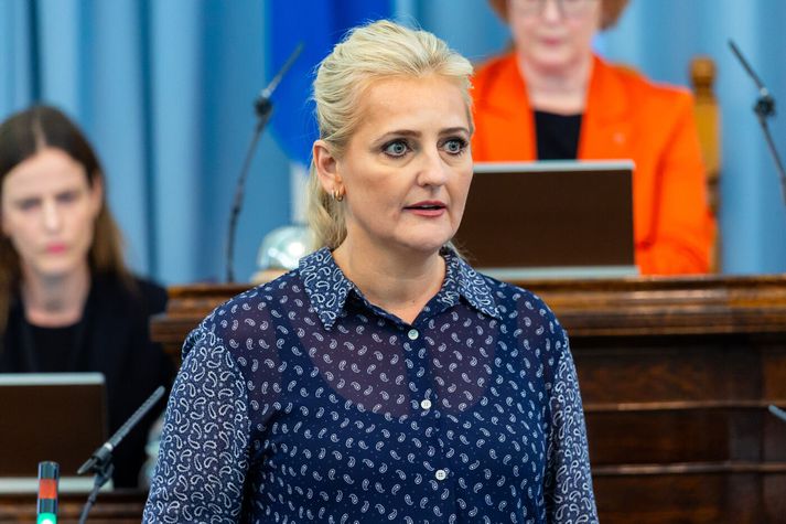 Nanna Margrét Gunnlaugsdóttir var í löngu plönuðu fríi en sinnti vinnunni í fríiinu. 