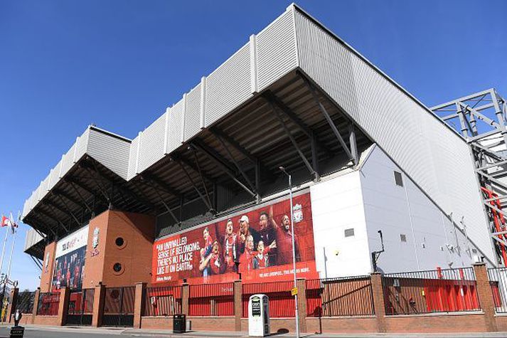 Anfield verður breytt í COVID-stöð í næstu viku.