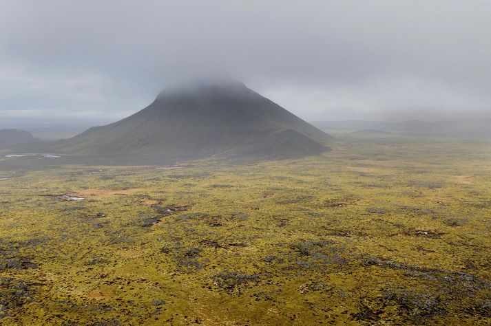 Keilir og svæðið í kring úr lofti