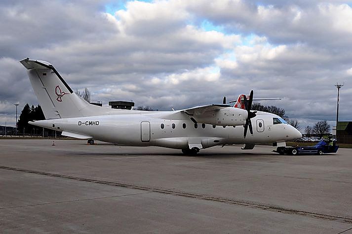 Dornier-vélin sem flugfélagið Ernir keypti í Þýskalandi. 