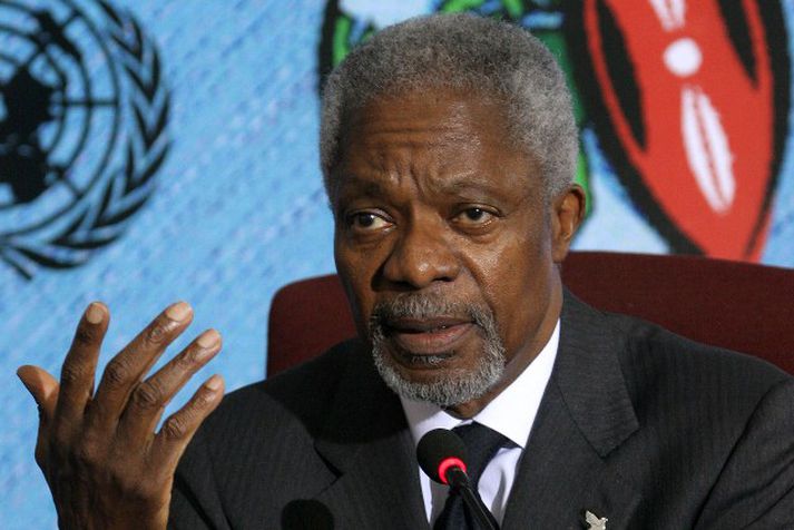 Kofi Annan, fyrrverandi framkvæmdastjóri Sameinuðu þjóðanna, er væntanlegur til Íslands.