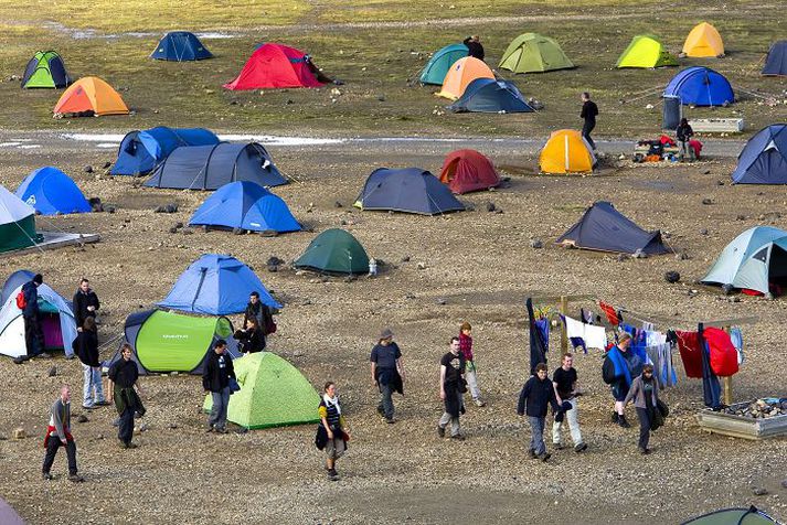 Aðstaðan í Landmannalaugum er ekki viðunandi, segir oddviti Rangárþings ytra.