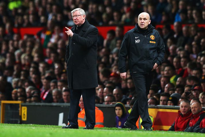 Sir Alex Ferguson og Mike Phelan.