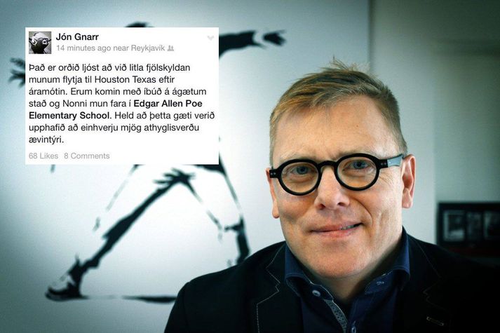 Jon Gnarr's nine year old son will attend Edgar Allen Poe Elementary School.