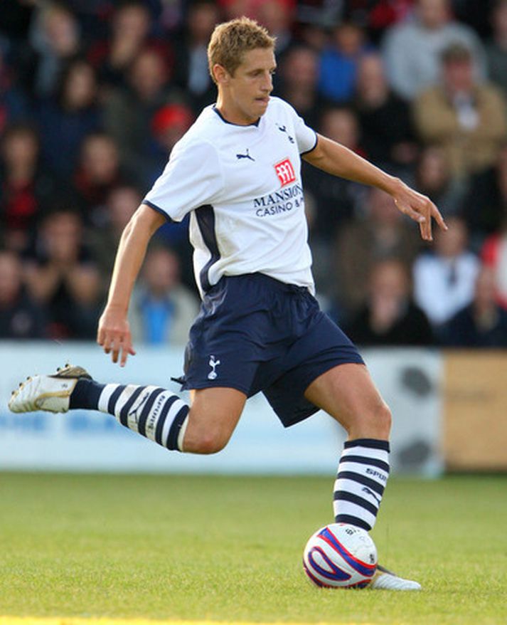 Michael Dawson í leik með Tottenham.