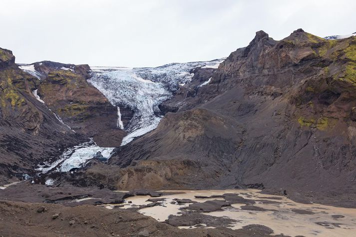 Steinholtsjökull og Steinholtsá.