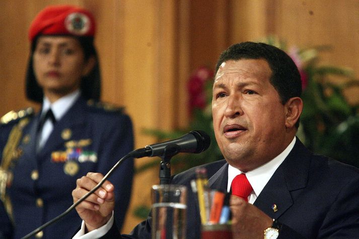 Hugo Chavez árið 2006.