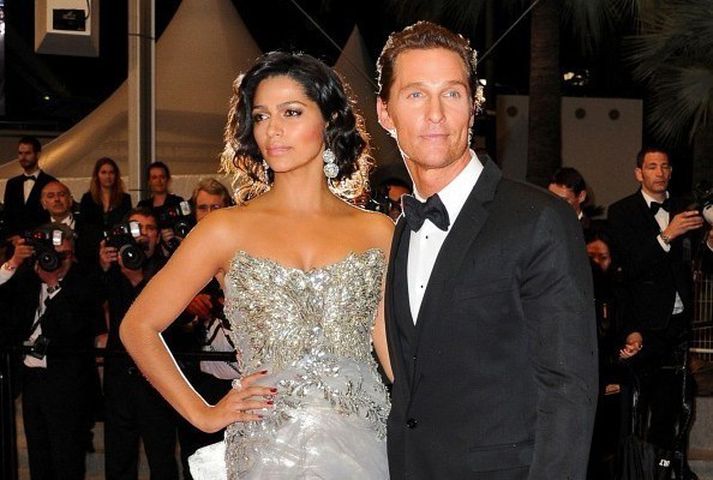 Matthew McConaughey OG Camila Alves gengu í það heilaga um helgina.