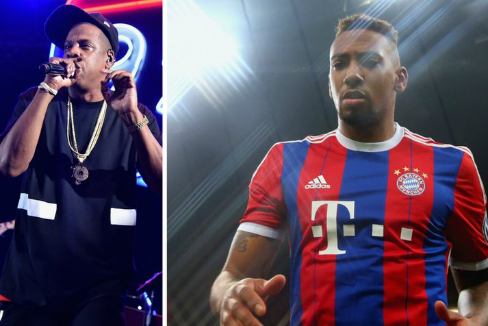 Jérome Boateng skálaði við Jay-Z.