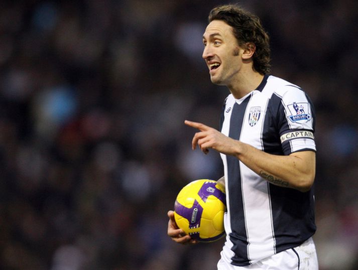 Jonathan Greening, fyrirliði West Bromwich Albion.