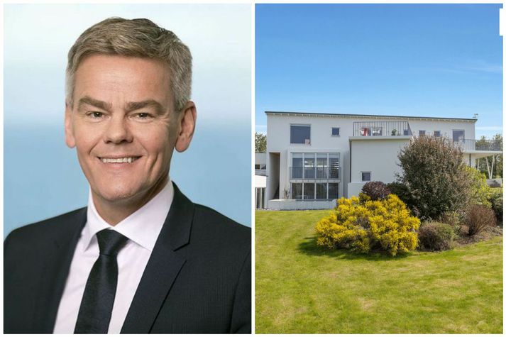Ármann Þorvaldsson forstjóri Kviku óskar nú eftir tilboðum í glæsihýsi sitt í Laugardalnum, en fasteignamatið hljóðar upp á 289 milljónir króna.