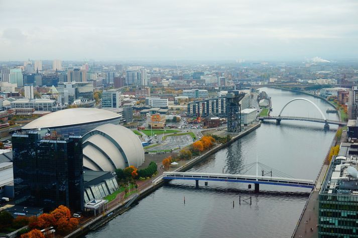 Glasgow í Skotlandi. 