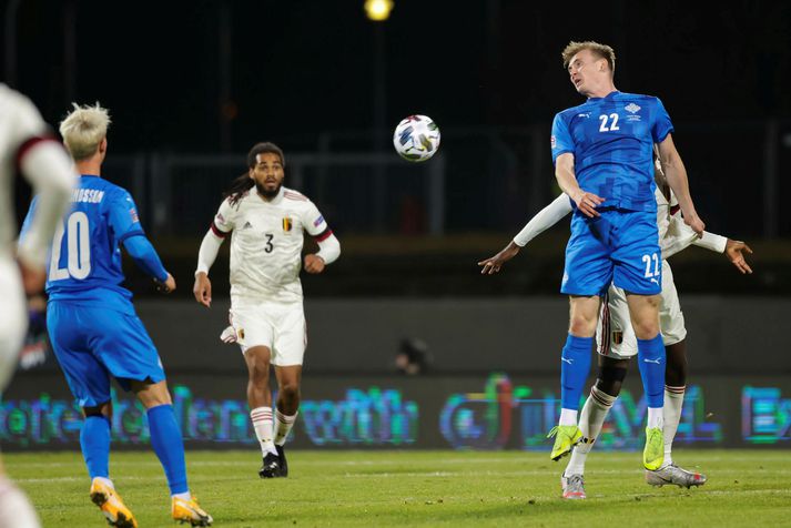 Hæfileikar Jóns Daða Böðvarssonar í loftinu gætu nýst Íslandi í kvöld að mati Hjörvars. Jón Daði kom ekkert við sögu gegn Rúmeníu í undanúrslitum umspilsins í síðasta mánuði en lék gegn Danmörku og Belgíu í ÞJóðadeildinni.