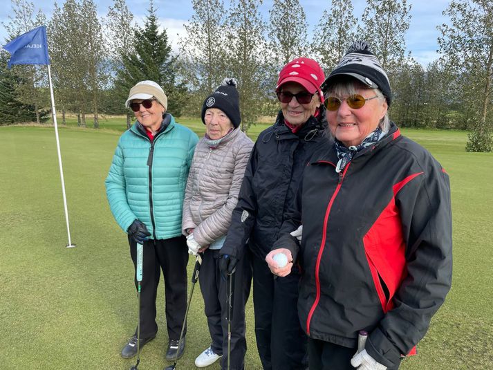 Gamlingjarnir hafa sótt í golfvelli landsins í auknari mæli en áður hefur þekkst og nú er tekist á um hvað er sanngjarnt að þeir borgi fyrir sína golfiðkun.