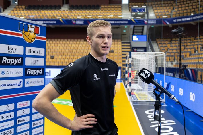 Elliði Snær hefur engar áhyggjur af línumannsstöðunni fyrir leikinn í kvöld. 