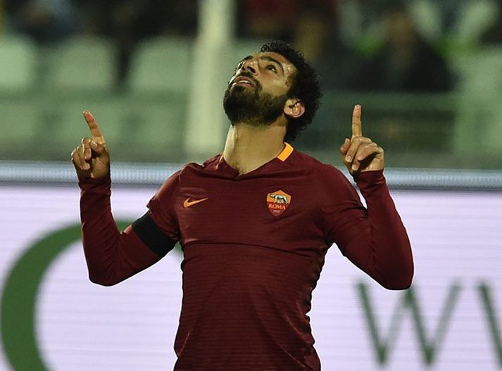 Salah átti frábært tímabil með Roma.