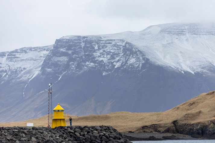 Hiti er á bilinu þrjú til níu stig. 