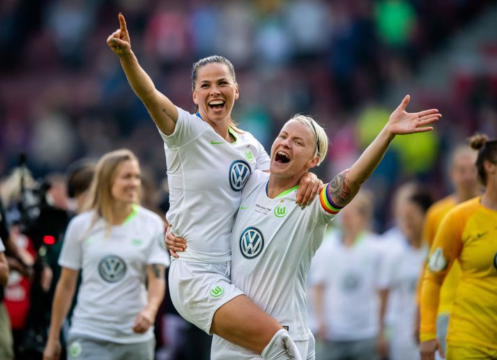 Sara Björk Gunnarsdóttir og stöllur í Wolfsburg eru besta lið Þýskalands