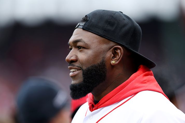 Ortiz varð þrisvar sinnum meistari með Boston Red Sox.