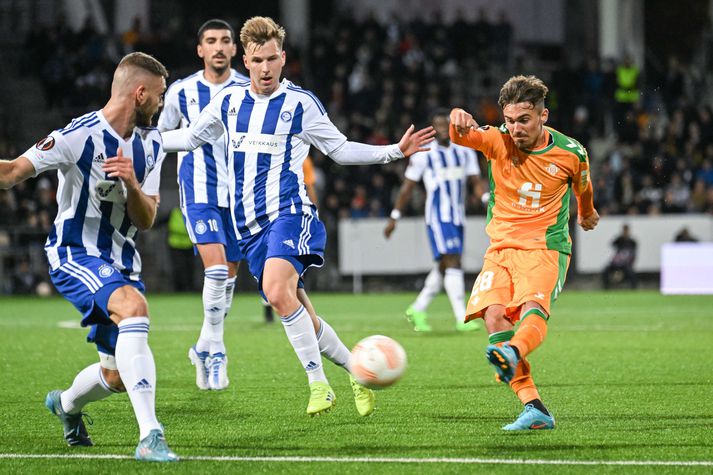 HJK tapaði leiknum við Betis 2-0.