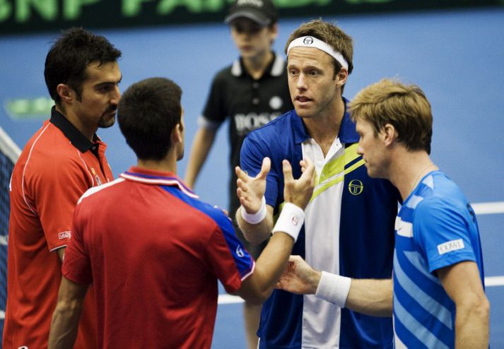 Djokovic varð að játa sig sigraðan í dag