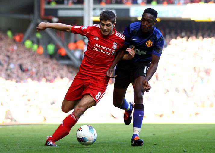 Gerrard spilaði gegn Man. Utd um daginn.
