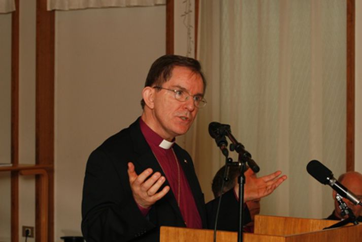 Karl Sigurbjörnsson biskup Íslands á Kirkjuþingi 2007. Mynd/ GVA.