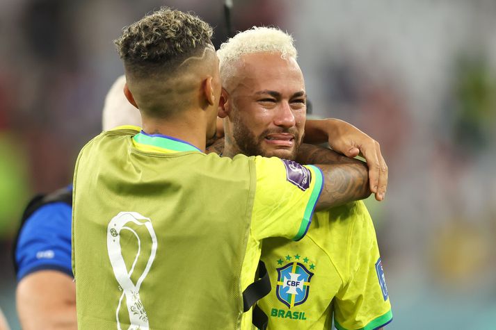 Neymar grét eftir tapið í vítakeppni á móti Króötum á HM 2022 og hélt áfram að gráta í fimm daga.
