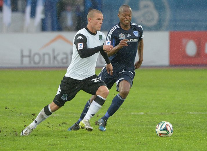 Ragnar lék allan leikinn í vörn Krasnodar í dag.