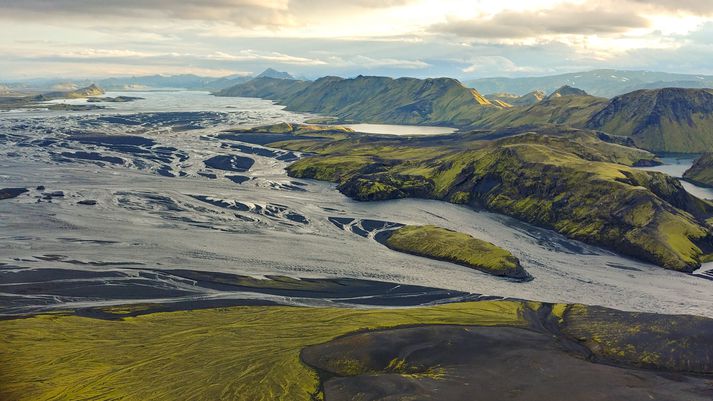 Frá Skaftárhlaupi í fyrra, sem var það næststærsta í sögunni.