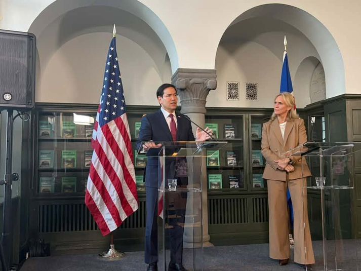 Marco Rubio ávarpaði landann. 