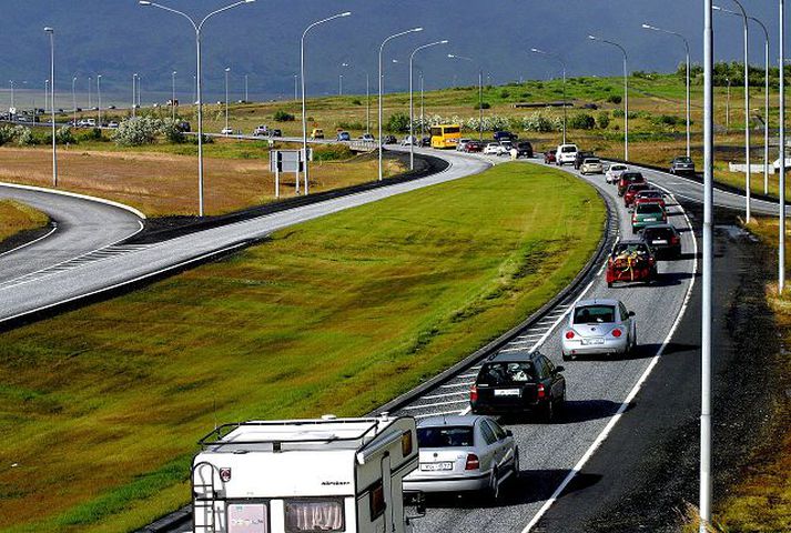Vegagerðin reiknar með að umferðin í ár verði minni en árið 2006.